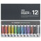 Holbein Artists' Gouache - Set of 12, Assorted Colors, 15 ml Tubes
